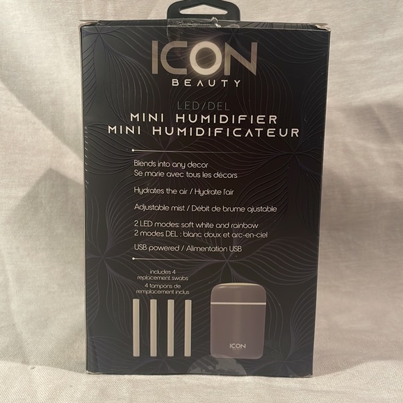 NIB ICON BEAUTY LED MINI HUMIDIFIER - Picture 7 of 9